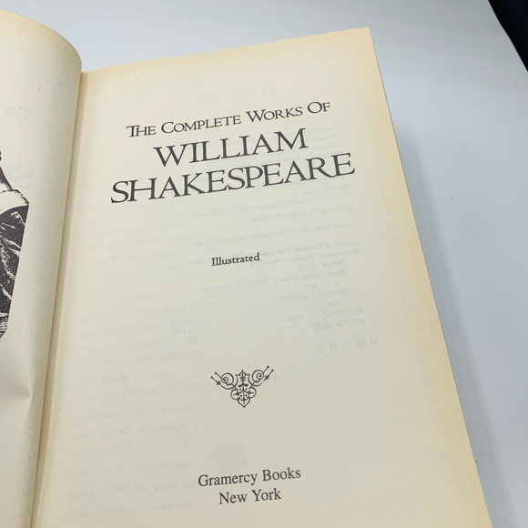 Vintage The Complete Works of William Shakespeare 1990 Book - Picture 12 of 15